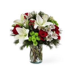 Christmas  Bouquet from Clifford's where roses are our specialty